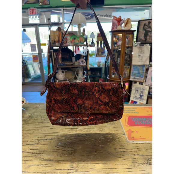 Vintage Laura Leigh Snakeskin Purse